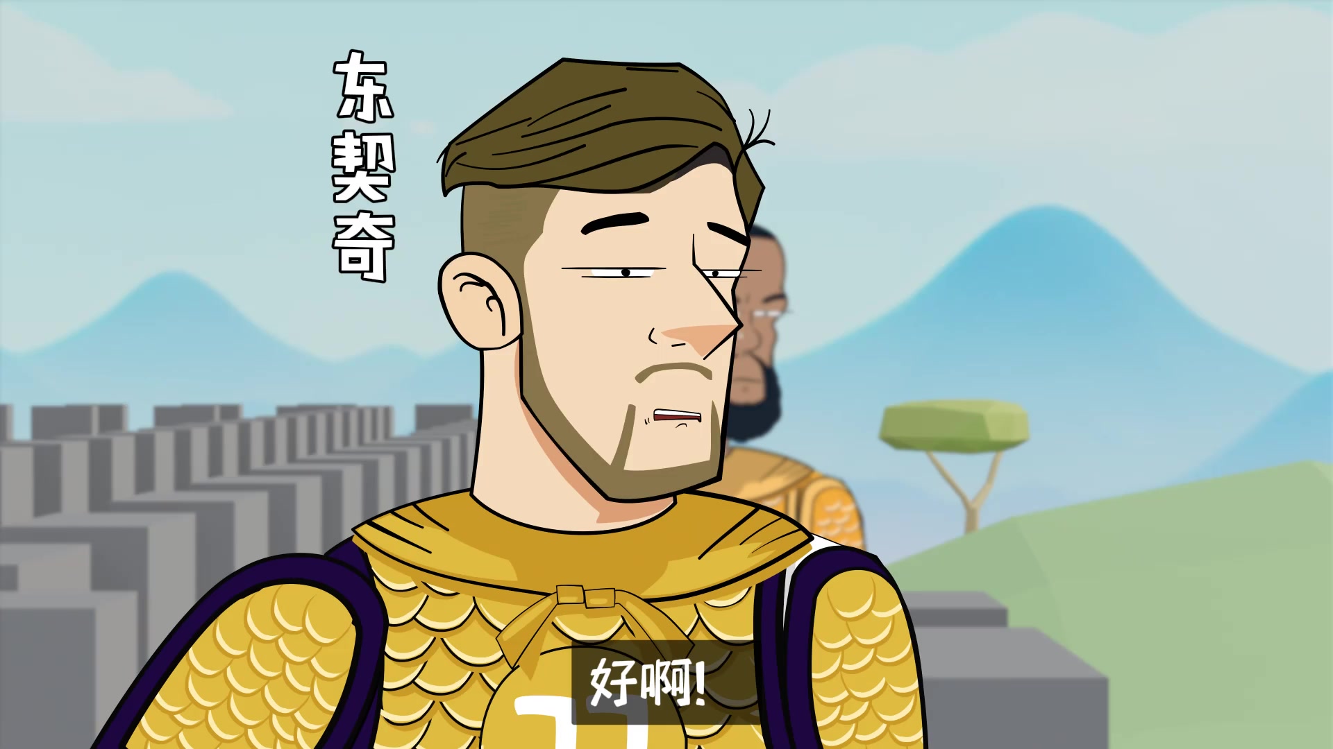 動漫版東詹首輪干狼對手是戈貝爾直接沖上去不就完了